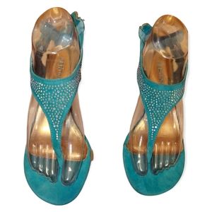 Bertinni Rhinestone Thong Heels